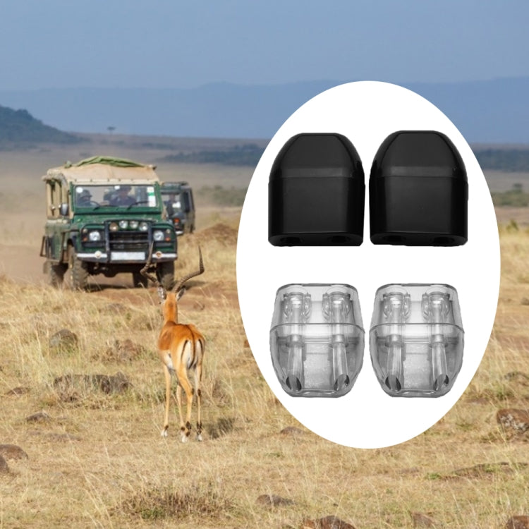 3 Pairs Hidden Animal Drive Car ABS Animal Alarm(Transparent) - Others by PMC TechLife | Online Shopping South Africa | PMC TechLife | Buy Now Pay Later Mobicred