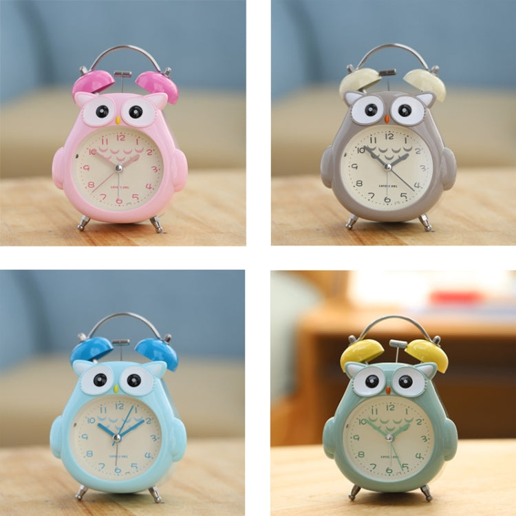 3 Inch Children Cartoon Owl Luminous Silent Bedside Snooze Small Alarm Clock(Pink) - Alarm Clocks by PMc TechLife | Online Shopping South Africa | PMc TechLife | Buy Now Pay Later Mobicred