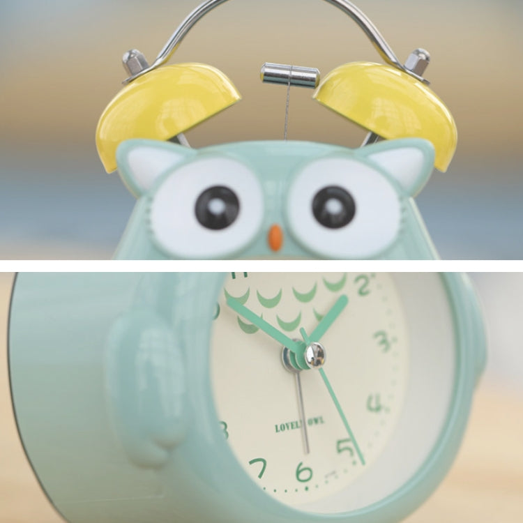 3 Inch Children Cartoon Owl Luminous Silent Bedside Snooze Small Alarm Clock(Pink) - Alarm Clocks by PMc TechLife | Online Shopping South Africa | PMc TechLife | Buy Now Pay Later Mobicred