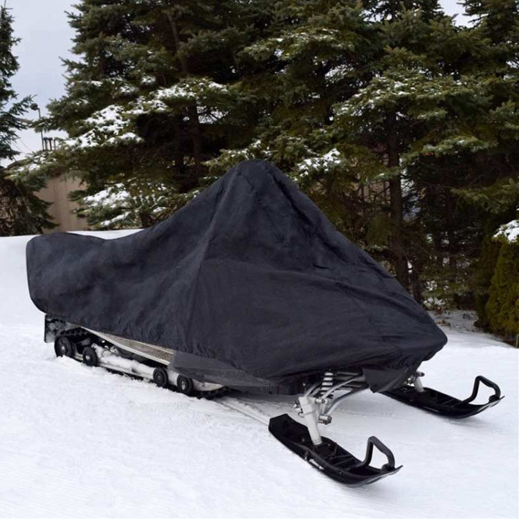 Outdoor Snowmobile Waterproof And Dustproof Cover UV Protection Winter Motorcycle Cover, Size: 368x130x121cm(Black) - Raincoat by PMC TechLife | Online Shopping South Africa | PMC TechLife | Buy Now Pay Later Mobicred