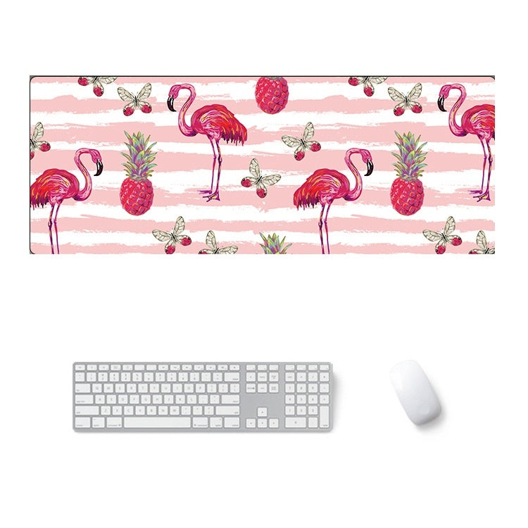 900x400x4mm Office Learning Rubber Mouse Pad Table Mat(1 Flamingo) - Mouse Pads by PMC TechLife | Online Shopping South Africa | PMC TechLife | Buy Now Pay Later Mobicred