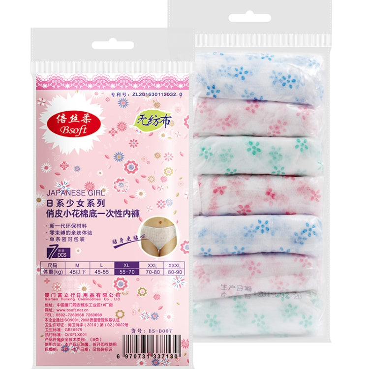Pregnant Women Disposable Underwear Non-Woven Maternal Postpartum Cotton Bottom Paper Underwear, Color Random Delivery, Size: XXL(Printing) - free shipping - PMC TechLife - Order now!