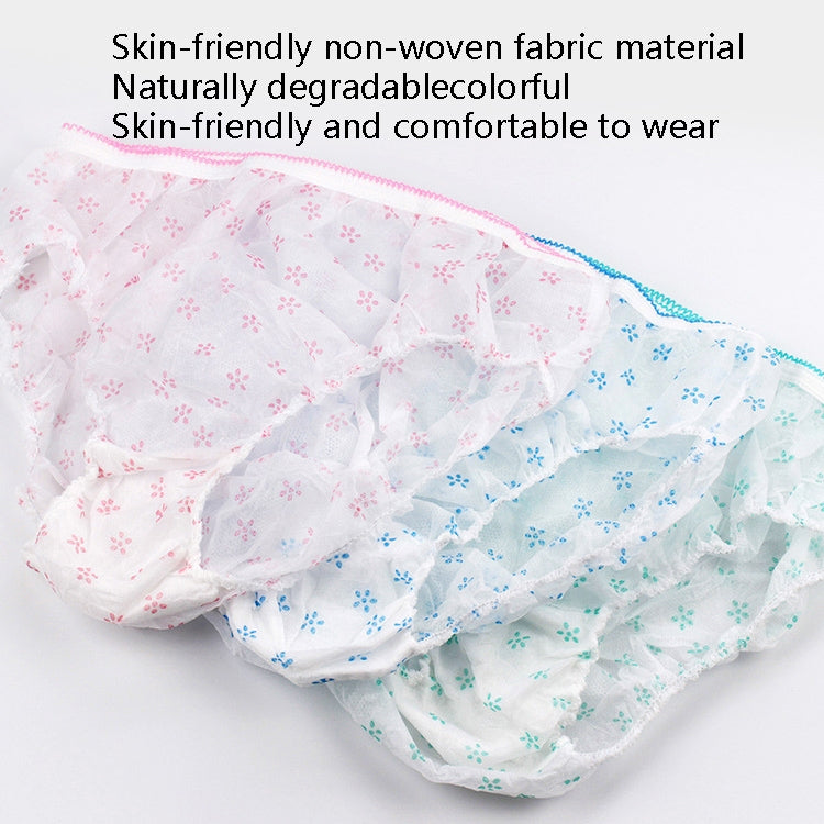 Pregnant Women Disposable Underwear Non-Woven Maternal Postpartum Cotton Bottom Paper Underwear, Color Random Delivery, Size: XXL(Printing) - free shipping - PMC TechLife - Order now!