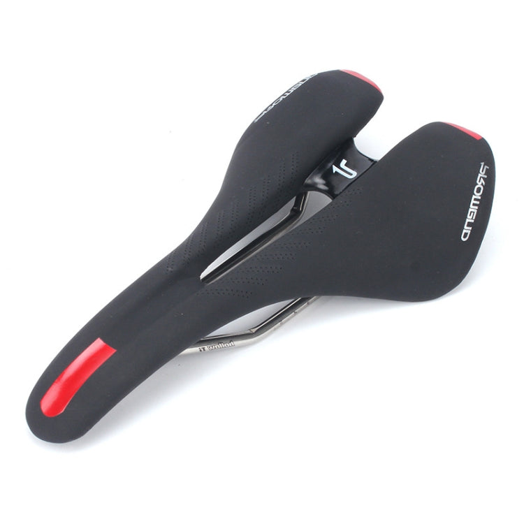 PROMEND SD-575 Cycling Comfortable Microfiber Leather Hollow Cushion(Black Red) - free shipping - PMc TechLife - Order now!