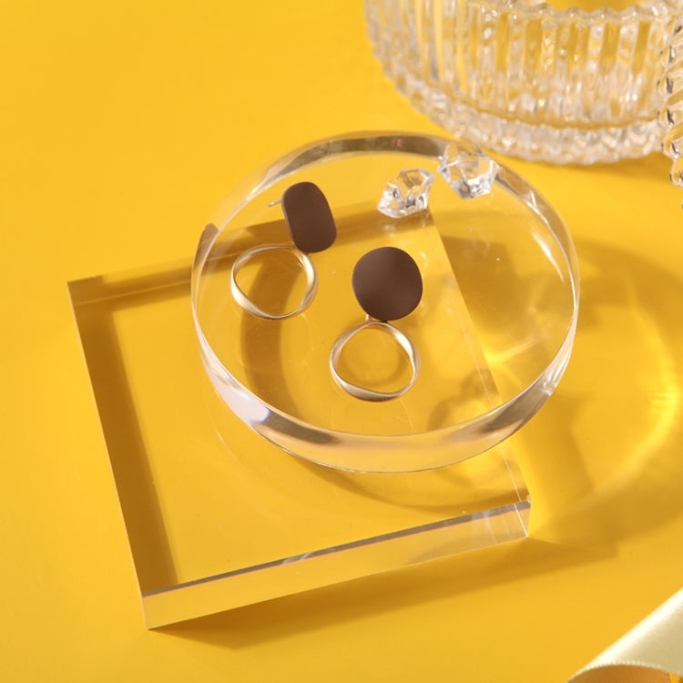 3 PCS Cube 4x4x4cm Transparent Acrylic Geometric Photo Props Photography Background Plate Ornaments - free shipping - PMC TechLife - Order now!