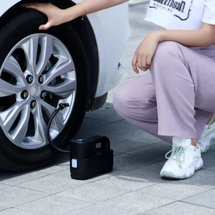 Portable Multi-Function Smart Car Inflatable Pump Electric Air Pump, Style: Wired No Light Pointer - free shipping - PMC TechLife - Order now!