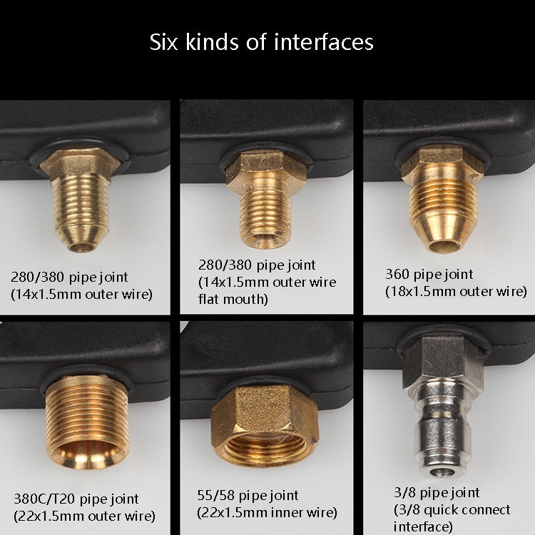 High-Pressure Car Wash Nozzle Cleaning Machine Brush Pump Accessories, Specification: Short Section 35 cm(Inner Wire 22x1.5mm) - Car Washer & Accessories by PMC TechLife | Online Shopping South Africa | PMC TechLife | Buy Now Pay Later Mobicred