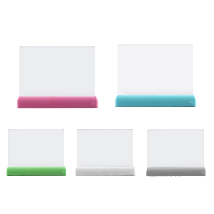 3D Painting Fluorescent Plate LED Shining Puzzle Children Graffiti Panel Handwritten Message Board(Grey) - free shipping - PMC Jewellery - Order now!
