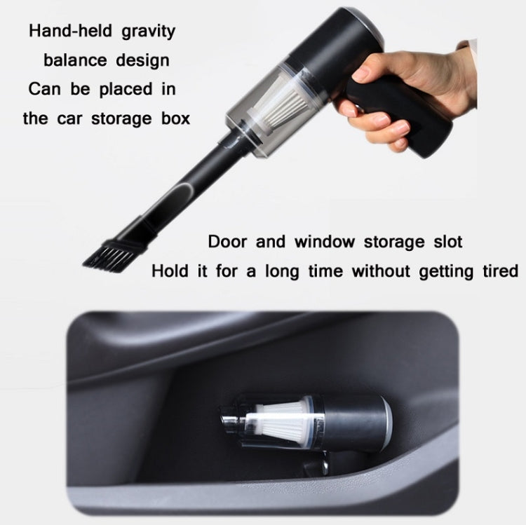 Car Dry And Wet Wireless Handheld Vacuum Cleaner(Black) - Vacuum Cleaner by PMC TechLife | Online Shopping South Africa | PMC TechLife | Buy Now Pay Later Mobicred