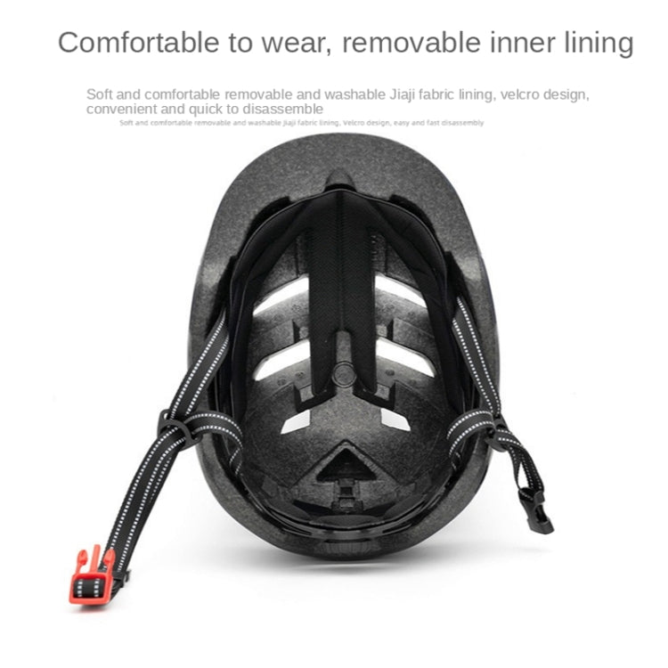 PROMEND 12H19 Summer Cool Motorcycle Riding Half Helmet Helmet Outdoor Off-Road Helmet With Tail Light, Size: Code(Black) - free shipping - PMC TechLife - Order now!