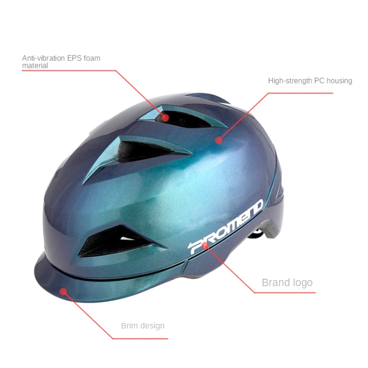 PROMEND 12H19 Summer Cool Motorcycle Riding Half Helmet Helmet Outdoor Off-Road Helmet With Tail Light, Size: Code(Black) - free shipping - PMC TechLife - Order now!