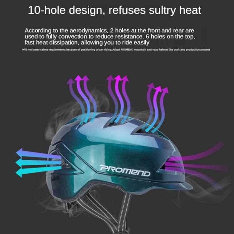 PROMEND 12H19 Summer Cool Motorcycle Riding Half Helmet Helmet Outdoor Off-Road Helmet With Tail Light, Size: Code(Black) - free shipping - PMC TechLife - Order now!