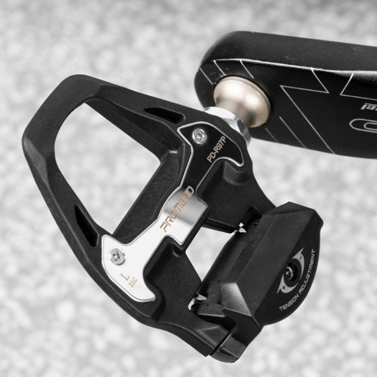 1 Pair PROMEND PD-R97P Bicycle Self-Locking Pedal Road Bike Nylon Lock Pedal SPD System Cassette Palin Pedal(Black) - free shipping - PMc TechLife - Order now!