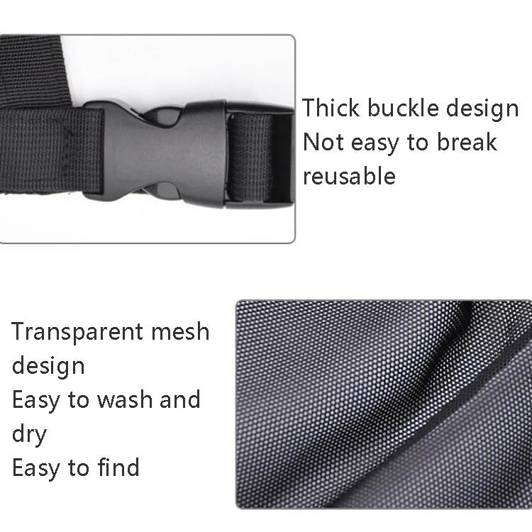 Car Storage Network Pocket Car Roof Seating Room Mesh Folding Hanging Bag, Style: Single Layer(Red) - Stowing Tidying by PMC TechLife | Online Shopping South Africa | PMC TechLife | Buy Now Pay Later Mobicred