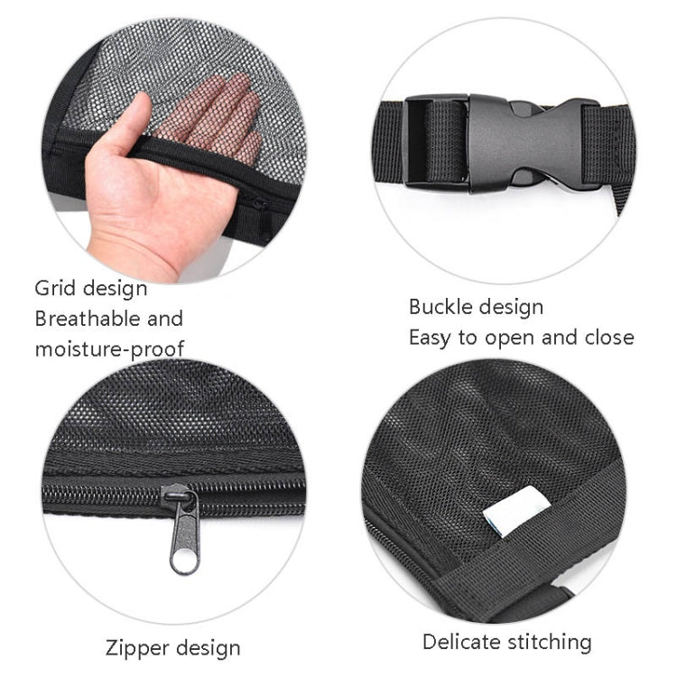 Car Storage Network Pocket Car Roof Seating Room Mesh Folding Hanging Bag, Style: Single Layer(Red) - Stowing Tidying by PMC TechLife | Online Shopping South Africa | PMC TechLife | Buy Now Pay Later Mobicred