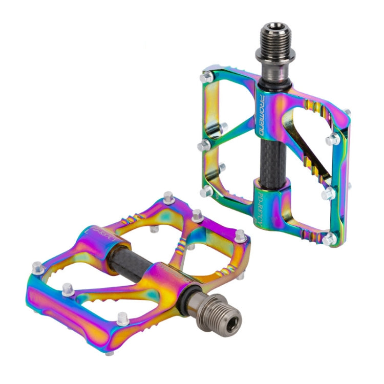 1 Pair PROMEND Three Peilin Bearing Aluminum Alloy CNC Bicycle Colorful Pedal PD-R87CY - Pedals by PROMEND | Online Shopping South Africa | PMc TechLife | Buy Now Pay Later Mobicred