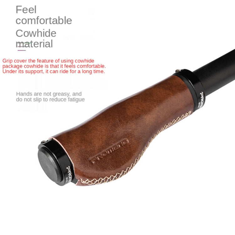 1 Pair PROMEND GR-502H Bicycle Mountain Bike Folding Bike Locking Ergonomic Meat Ball Gloves(Black Crack) - Bicycle Grips by PROMEND | Online Shopping South Africa | PMc TechLife | Buy Now Pay Later Mobicred