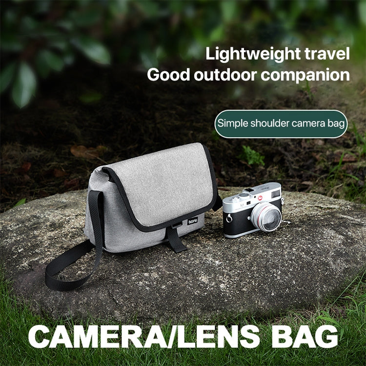 Baona BN-H013 Camera Shoulder Bag SLR Lens Storage Handbag(Light-Thin Gray) - free shipping - PMC TechLife - Order now!