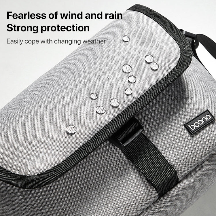 Baona BN-H013 Camera Shoulder Bag SLR Lens Storage Handbag(Light-Thin Gray) - free shipping - PMC TechLife - Order now!