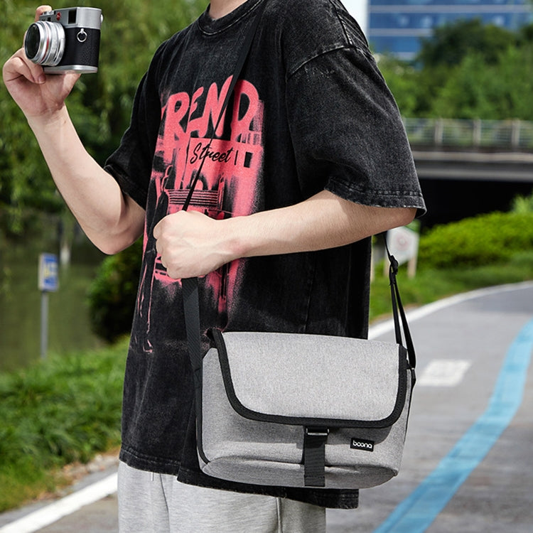 Baona BN-H013 Camera Shoulder Bag SLR Lens Storage Handbag(Light-Thin Gray) - free shipping - PMC TechLife - Order now!