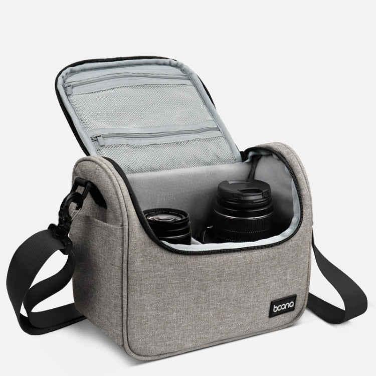 Baona BN-H011 Digital SLR Camera Bag Lens Storage Shoulder Bag(Black) - free shipping - PMC TechLife - Order now!