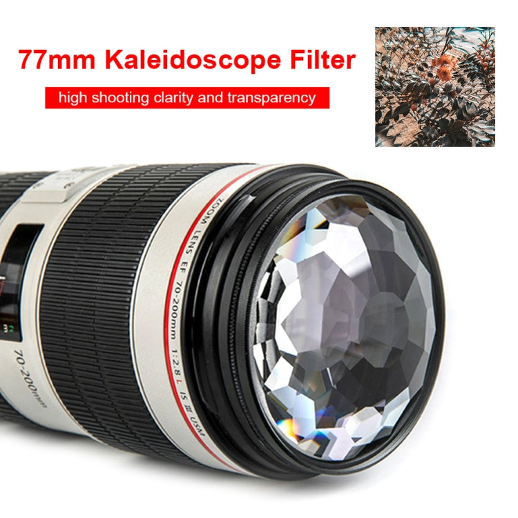 77mm 77mm Kaleidoscope Prism Foreground Blur Camera Glass Filter Lens - free shipping - PMC TechLife - Order now!