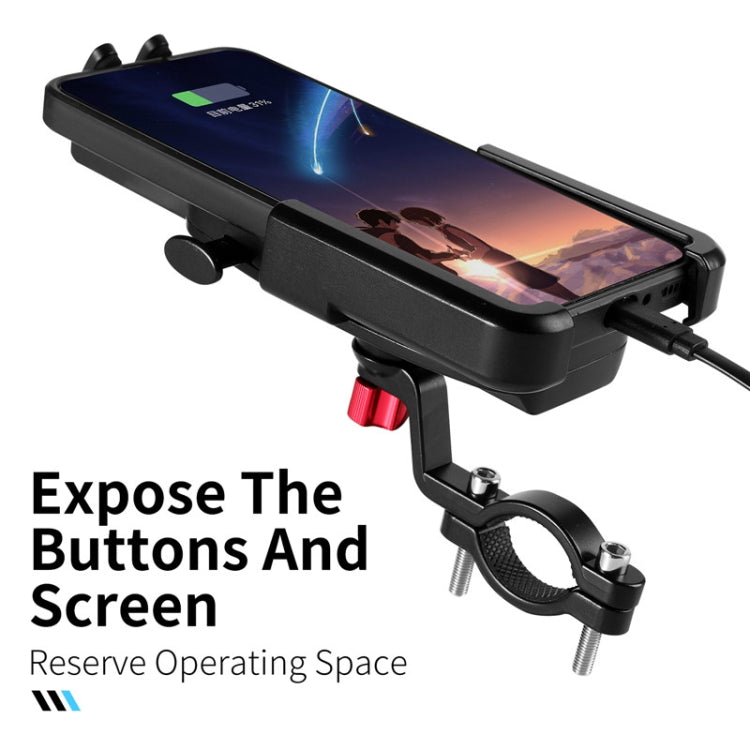 WEST BIKING  Bike Mobile Phone Holder Aluminum 360 Rotatable Electric Bike Scooter Motorcycle Phone Stand,Style: Rearview Mirror Style - Holders by WEST BIKING | Online Shopping South Africa | PMC TechLife | Buy Now Pay Later Mobicred