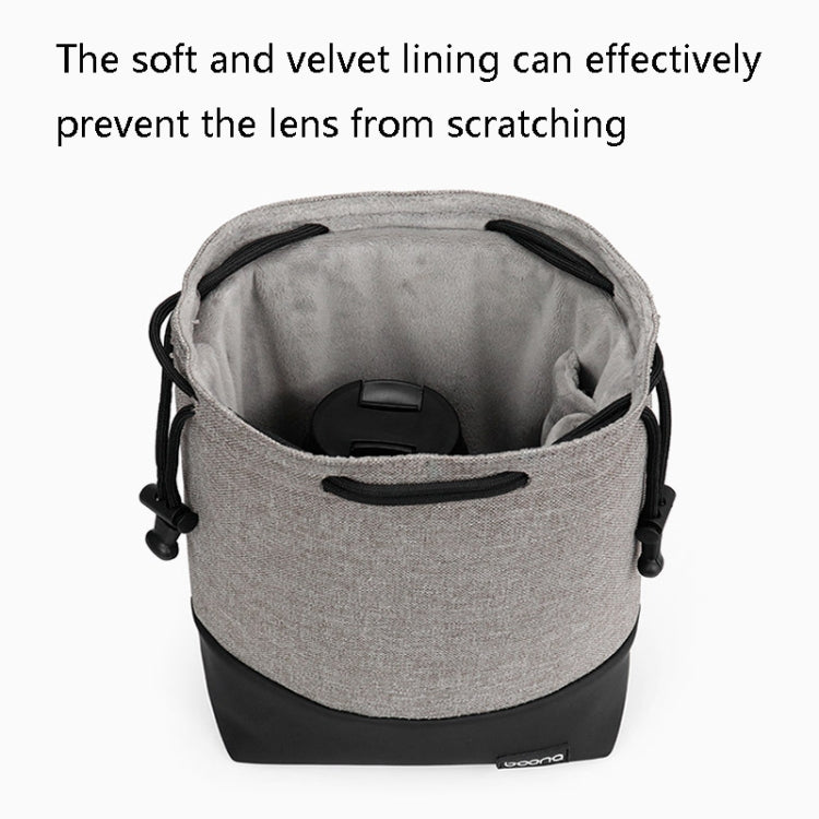 Baona Waterproof Micro SLR Camera Bag Protective Cover Drawstring Pouch Bag, Color: Medium Gray - free shipping - PMC TechLife - Order now!