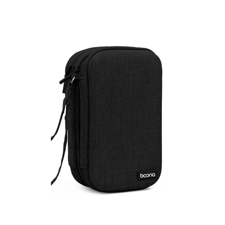 Baona BN-F027 Double-Layer Mobile Hard Disk Storage Bag EVA Hard Shell Hard Disk Protective Cover(Black) - free shipping - PMC Jewellery - Order now!