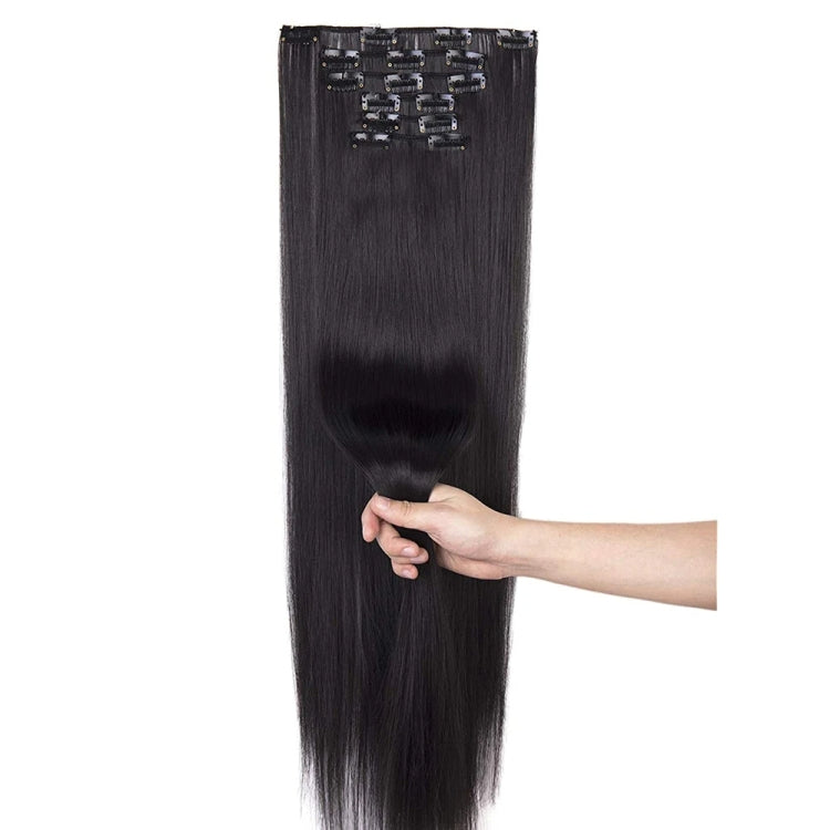 6 In 1 60cm Card Hair Extension Piece 16 Card Long Straight Hair Wig Piece, Color: 13.24H613 - free shipping - PMC TechLife - Order now!