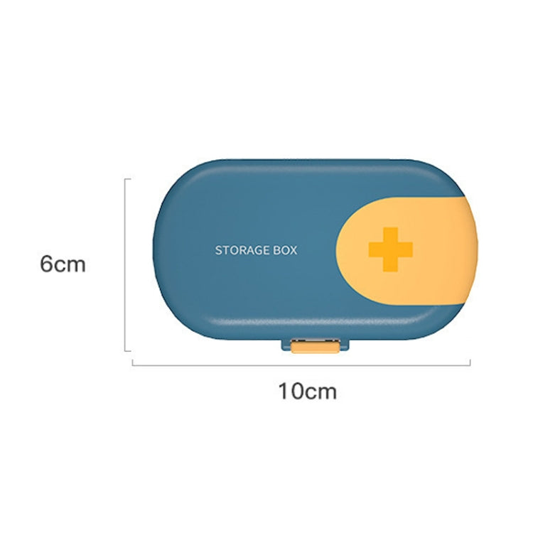 HW073 Portable Cut Medicine Large-capacity Pill Box Compartment Sealed Small Pill Box(Grey) - free shipping - PMC TechLife - Order now!