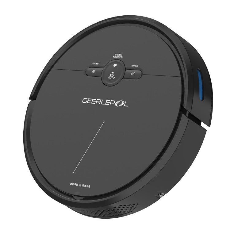 GEERLEPOL Smart Home Automatic Refilling Sweeping Robot, High Configuration Support Mobile Phone APP(Black) - free shipping - PMC Jewellery - Order now!