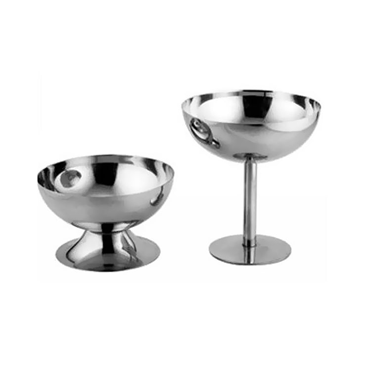 Stainless Steel Ice Cream Cup Ice Cream Goblet Bar Wine Glass, Specification��� A Short - Cutlery Sets by PMC TechLife | Online Shopping South Africa | PMC TechLife | Buy Now Pay Later Mobicred
