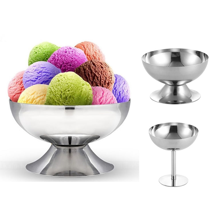Stainless Steel Ice Cream Cup Ice Cream Goblet Bar Wine Glass, Specification��� A Short - Cutlery Sets by PMC TechLife | Online Shopping South Africa | PMC TechLife | Buy Now Pay Later Mobicred