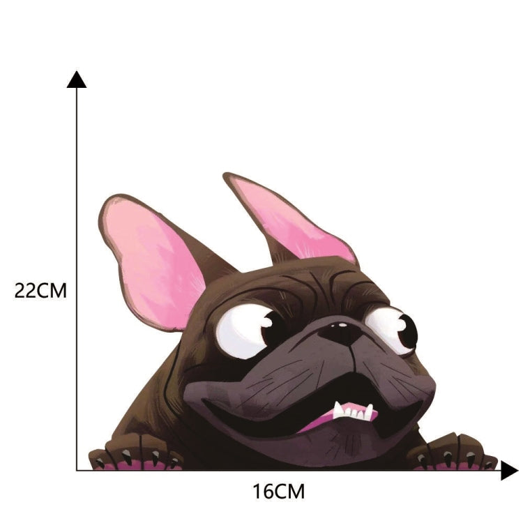 3 PCS D-840 Three-Dimensional Personalized Graphic Car Sticker Puppy Cartoon Colorful Vinyl Decals For Car Windows(B) - Decorative Sticker by PMC TechLife | Online Shopping South Africa | PMC TechLife | Buy Now Pay Later Mobicred
