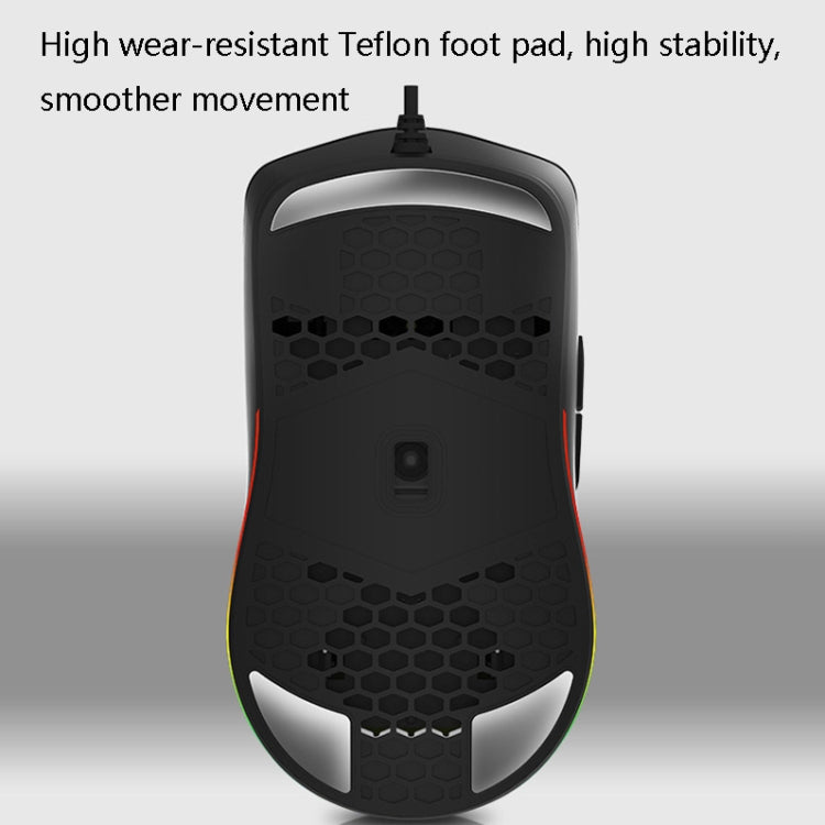 DELUX M700BU 7 Keys Wired Games Mouse Desktop Wired Mouse, Style: 3325 (Support 10000DPI) - free shipping - PMC Jewellery - Order now!