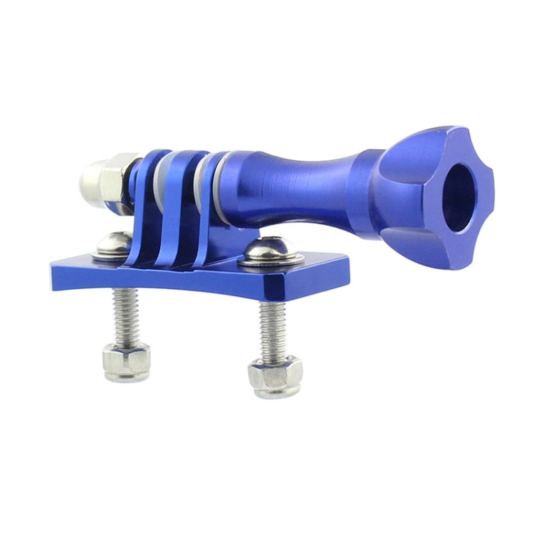 Aluminum Alloy Tripod Head Helmet Fixed Adapter Mount for GoPro Hero11 Black / HERO10 Black /9 Black /8 Black /7 /6 /5 /5 Session /4 Session /4 /3+ /3 /2 /1, DJI Osmo Action and Other Action Cameras(Black) - Helmet Mount by PMC TechLife | Online Shopping South Africa | PMC TechLife | Buy Now Pay Later Mobicred