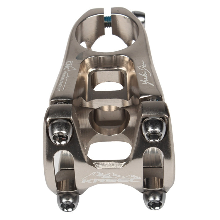 KRSEC CNC Ultra Light Short-Handed Mountain Bike Aluminum Alloy 50mm Riser, Colour: Full Black - Bicycle Grips by PMc TechLife | Online Shopping South Africa | PMc TechLife | Buy Now Pay Later Mobicred