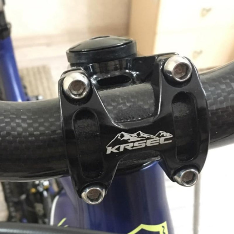 KRSEC CNC Ultra Light Short-Handed Mountain Bike Aluminum Alloy 50mm Riser, Colour: Red Black - Bicycle Grips by PMc TechLife | Online Shopping South Africa | PMc TechLife | Buy Now Pay Later Mobicred