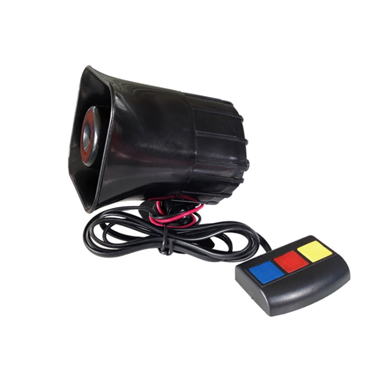 Three Voice Square Alarm Speaker 12V 30W Car Motorcycle Speaker - Security Alarm System by PMC Jewellery | Online Shopping South Africa | PMC Jewellery | Buy Now Pay Later Mobicred