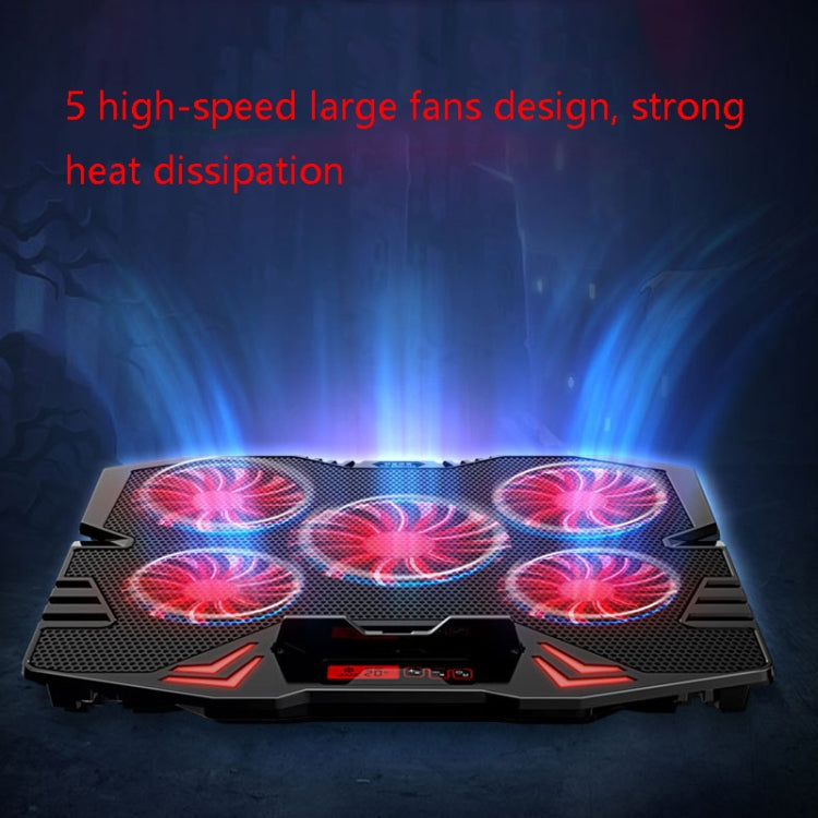 ICE COOREL K5 Laptop Radiator Computer Cooling Bracket, Colour: Touch Version (Black Blue) - free shipping - PMC Jewellery - Order now!