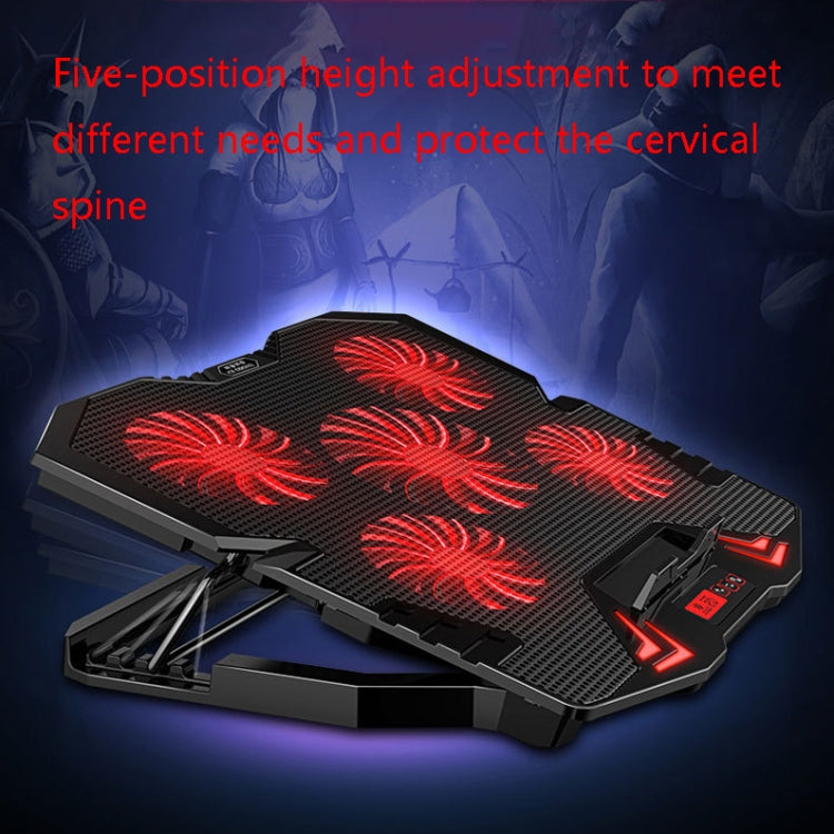 ICE COOREL K5 Laptop Radiator Computer Cooling Bracket, Colour: Touch Version (Black Blue) - free shipping - PMC Jewellery - Order now!