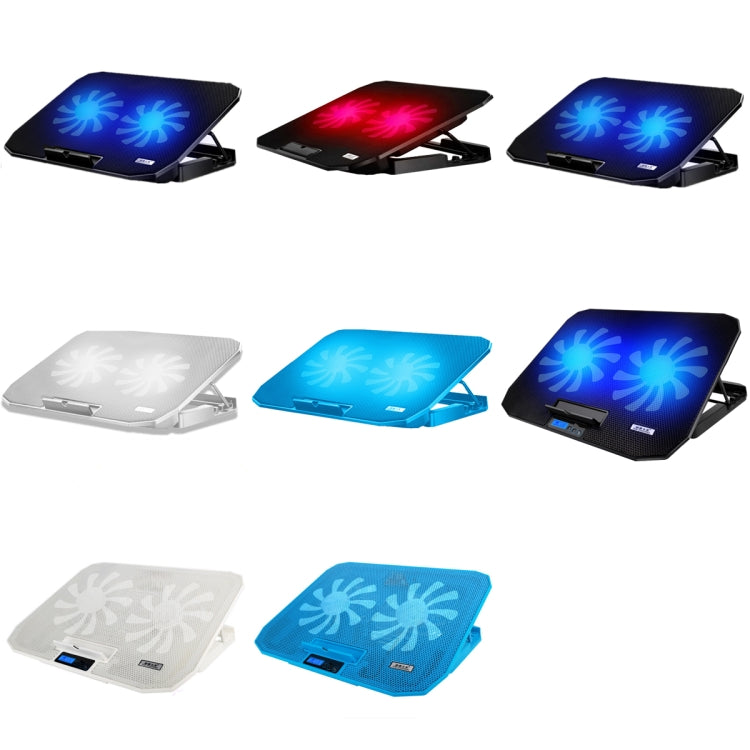 ICE COOREL N106 Laptop Base Adjustment Radiator Dual-Fan Notebook Cooling Bracket, Colour: Standard Version (Blue Light) - Cooling Pads by ICE COOREL | Online Shopping South Africa | PMC TechLife | Buy Now Pay Later Mobicred