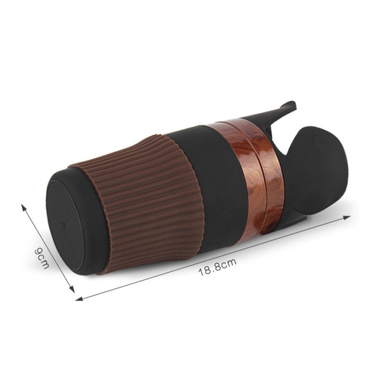 SUITU R151-4 Car Air Outlet Storage Water Cup Holder Mobile Phone Navigation Multi-function Storage Box(Black Silver Side) - Car Drink Holders by SUITU | Online Shopping South Africa | PMc TechLife | Buy Now Pay Later Mobicred