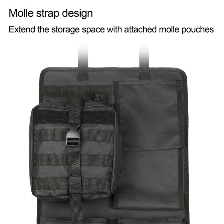 2 PCS Car Seat Back Hanging Bag Oxford Cloth Storage Bag(Black) - Seat Accessories by PMC TechLife | Online Shopping South Africa | PMC TechLife | Buy Now Pay Later Mobicred