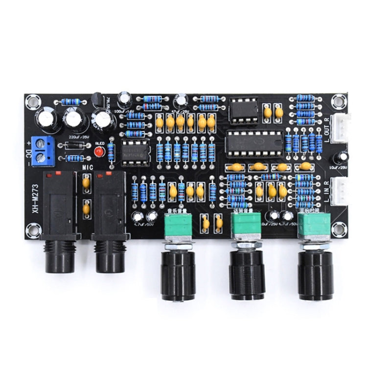 XH-M273 DC12-24V Microphone Amplifier Board K Song Singing Power Amplifier Board Reverberation Board - Other Accessories by PMC TechLife | Online Shopping South Africa | PMC TechLife