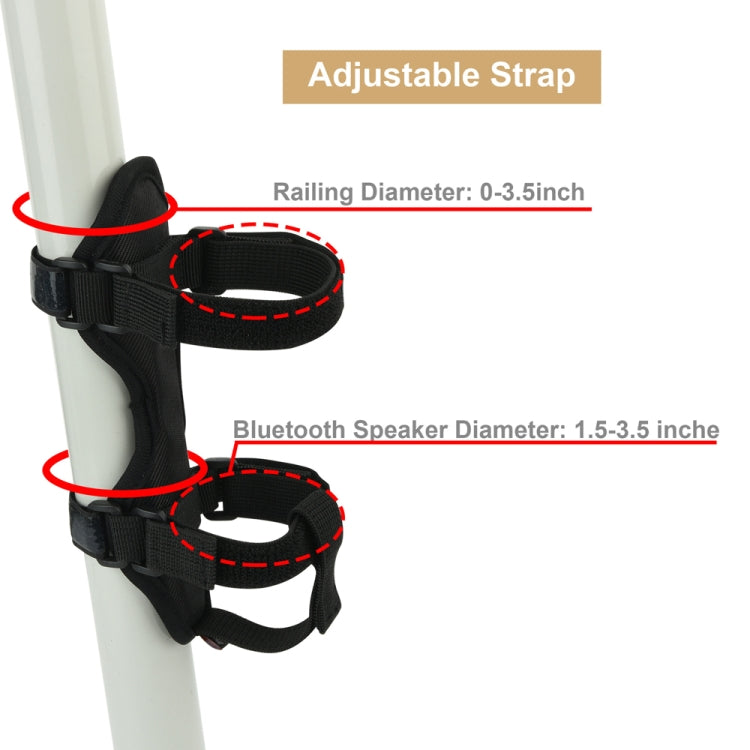 Bicycle Audio Fixing Strap Outdoor Cycling Water Cup Strap(Black) - Others by PMC TechLife | Online Shopping South Africa | PMC TechLife | Buy Now Pay Later Mobicred