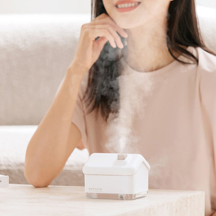 QB2020-008-G1 Mini Snow House Air Humidifier USB Bedroom Christmas Humidifier(Green) - free shipping - PMC TechLife - Order now!