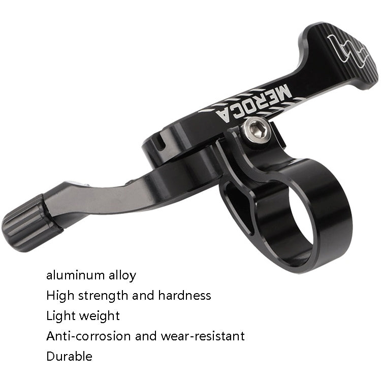 MEROCA Bicycle Telescoping Pipeline Controller Lifting Sitting Pipeline Control Switch(Black Green) - Bicycle Seat Posts by PMc TechLife | Online Shopping South Africa | PMc TechLife | Buy Now Pay Later Mobicred