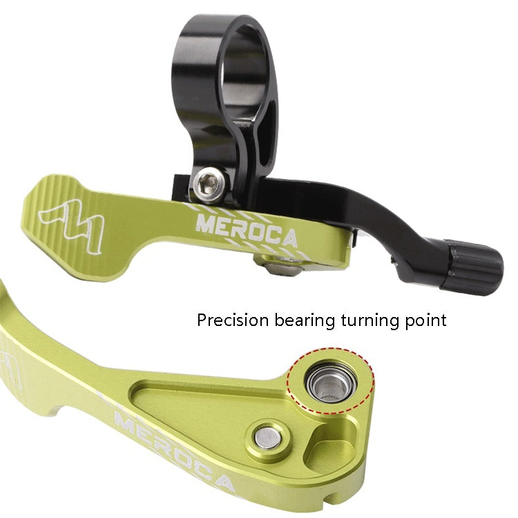 MEROCA Bicycle Telescoping Pipeline Controller Lifting Sitting Pipeline Control Switch(Black Green) - Bicycle Seat Posts by PMc TechLife | Online Shopping South Africa | PMc TechLife | Buy Now Pay Later Mobicred